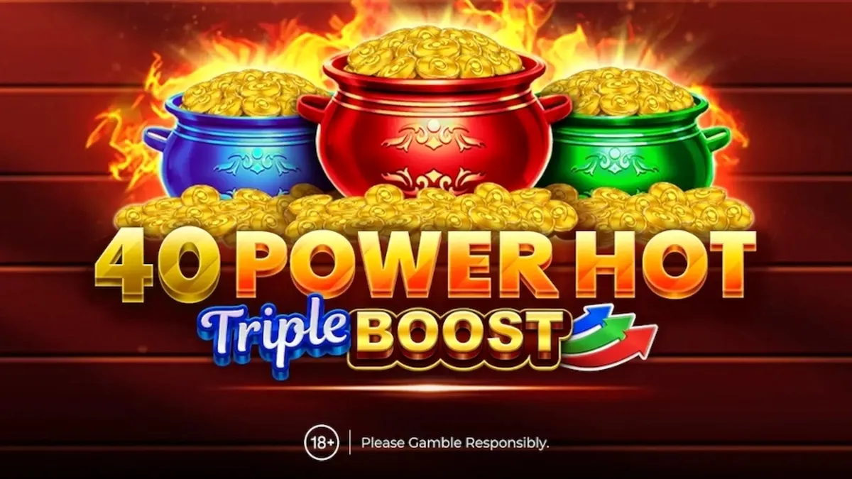 40 Power Hot Triple Boost স্লট গেমের ইন্টারফেস